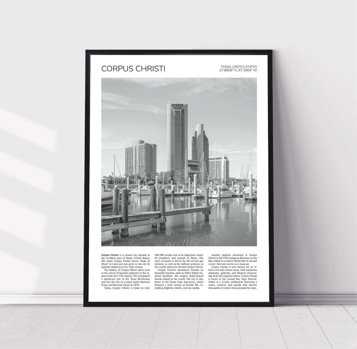 Corpus Christi Travel Poster 0394