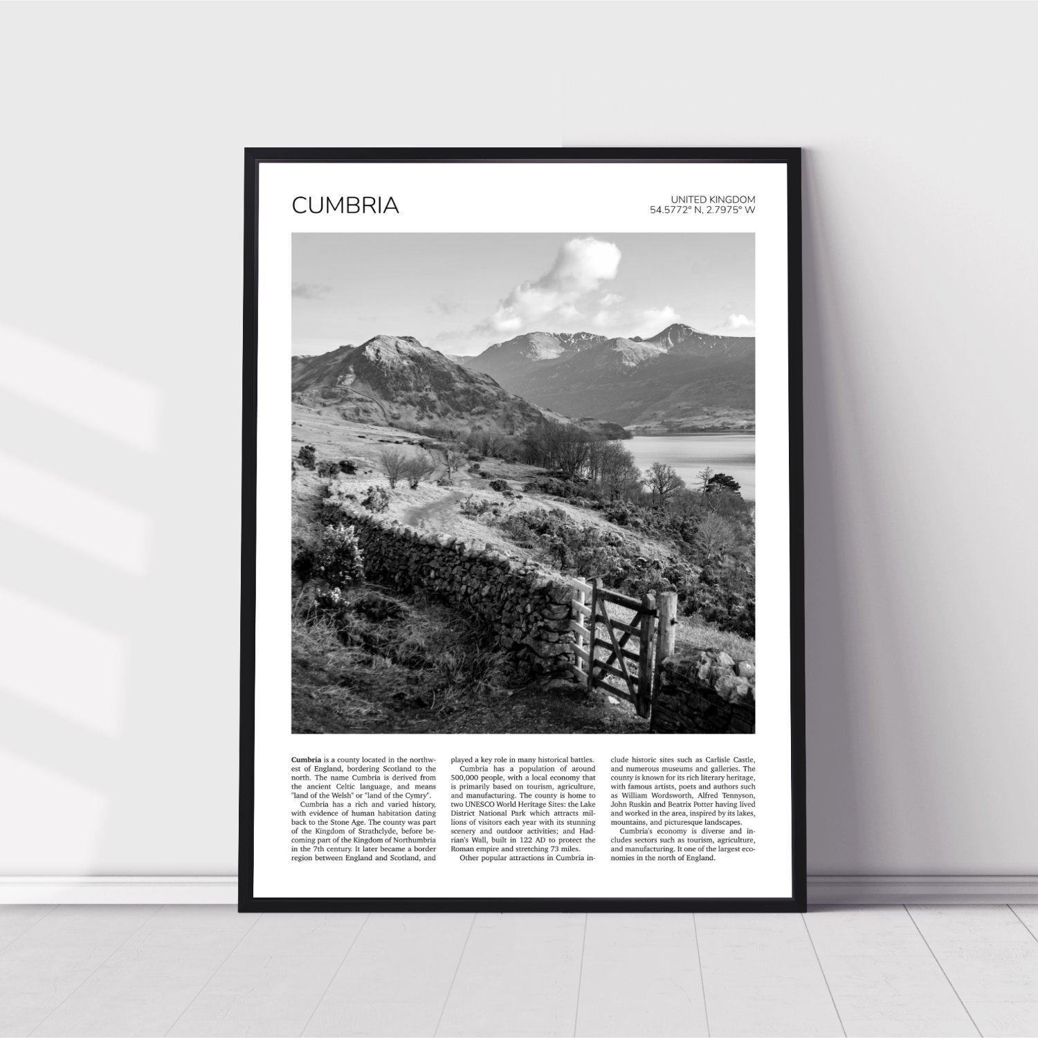 Cumbria Travel Poster 0189