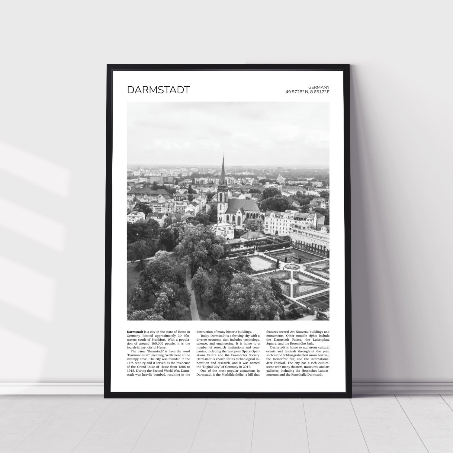 Darmstadt Travel Poster 0381