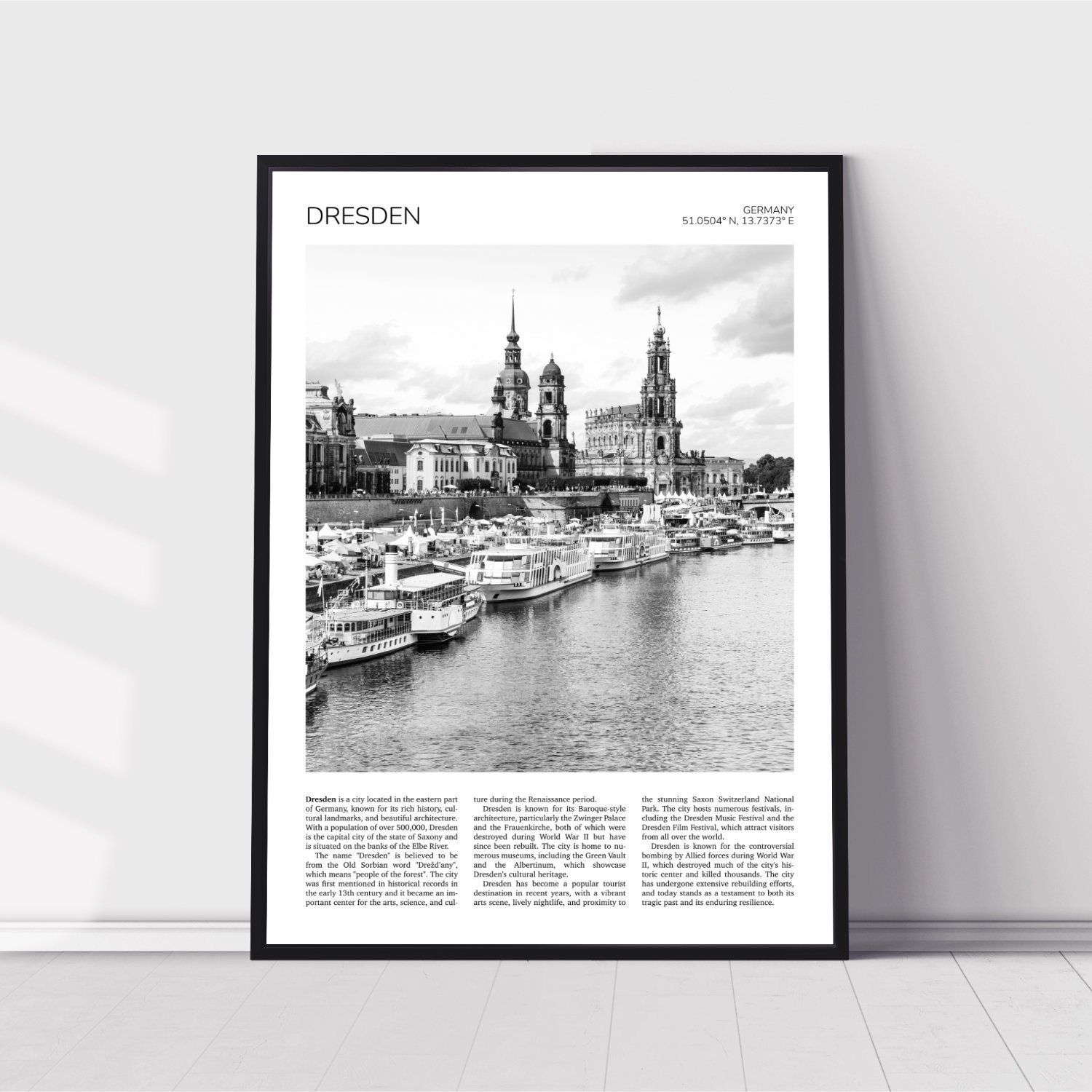 Dresden Travel Poster 0840