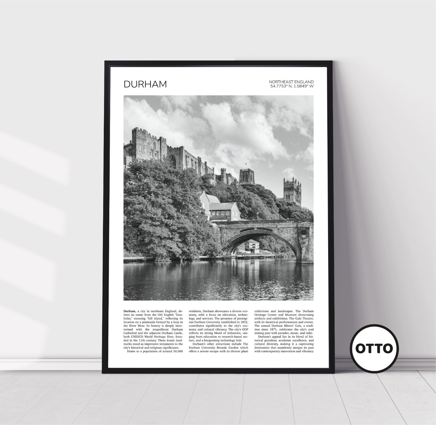 Durham Travel Poster 0889