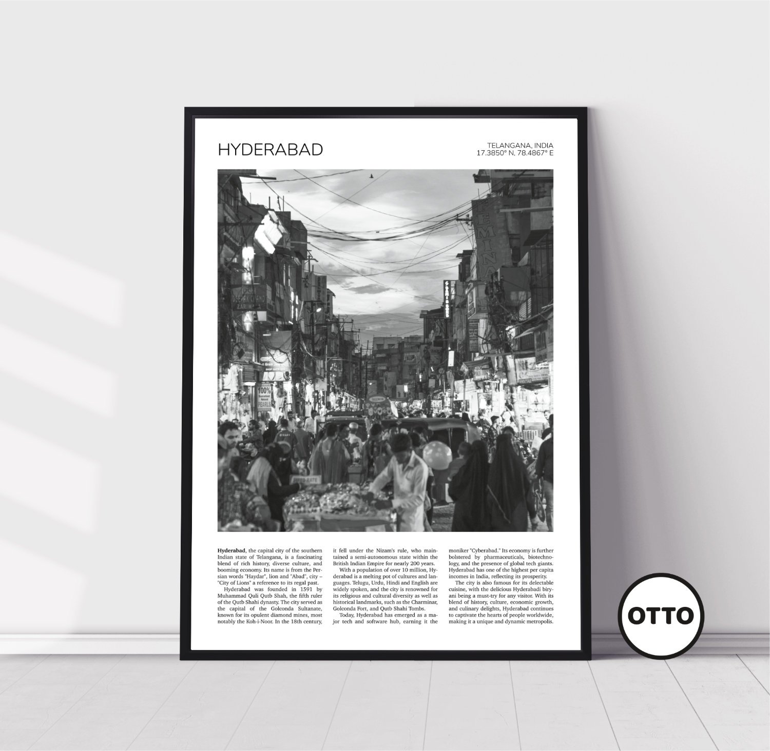 Hyderabad Travel Poster 1131