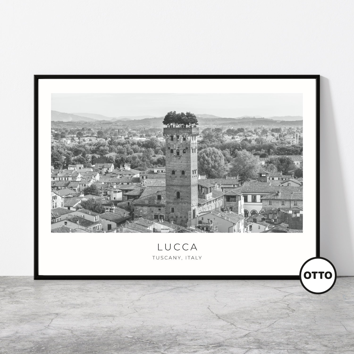Lucca Travel Poster 0413