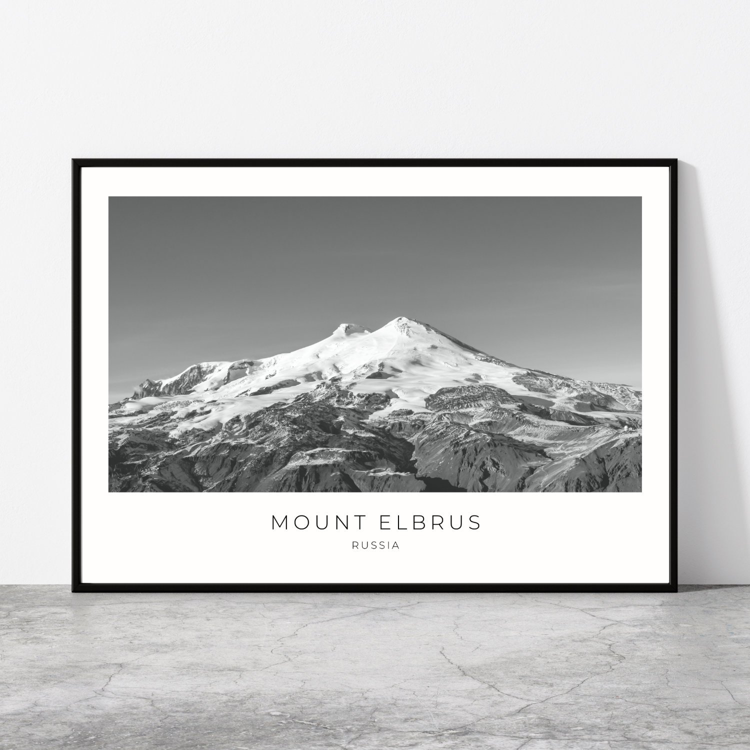 Mount Elbrus Travel Poster 0262