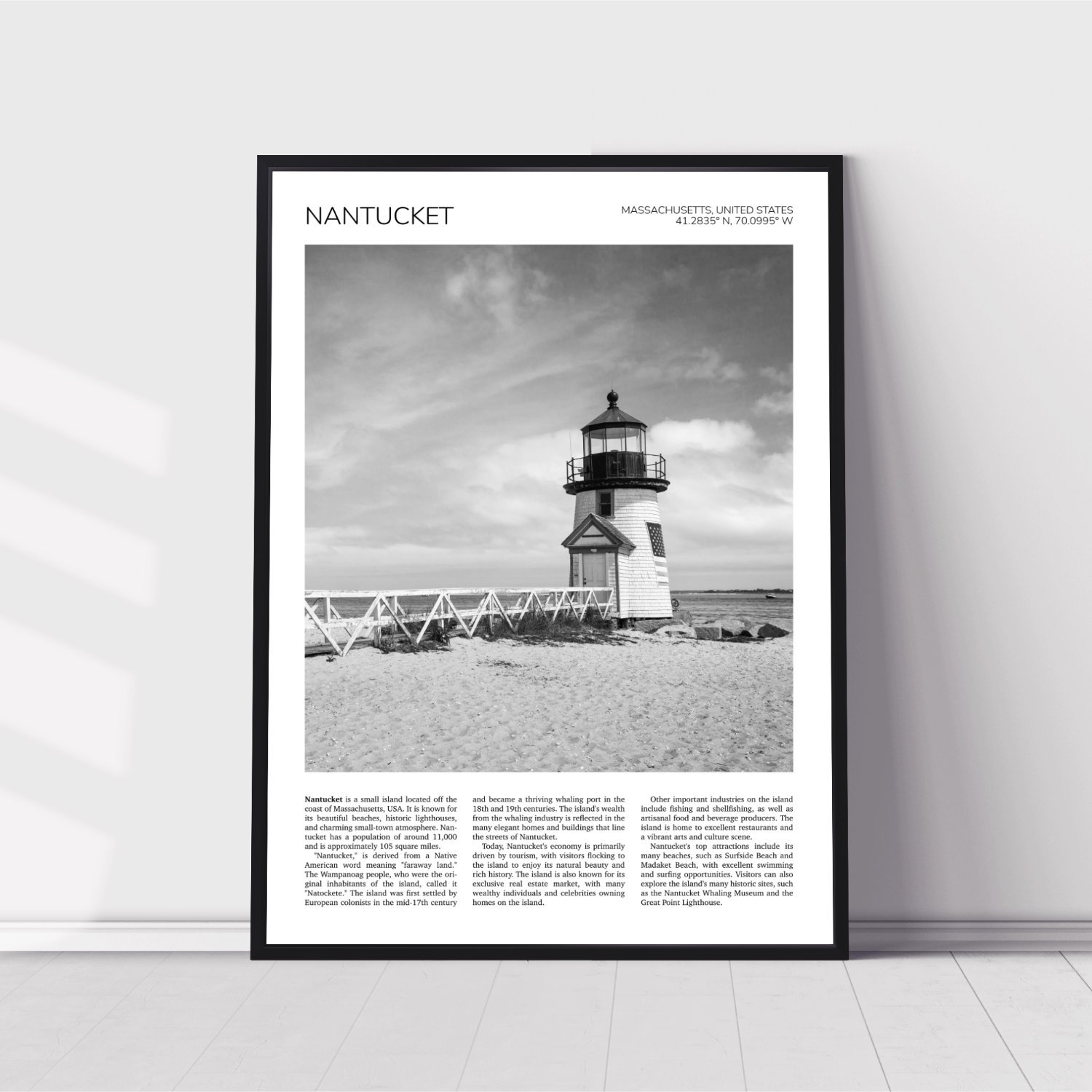 Nantucket, Massachusetts, USA Travel Poster 0241