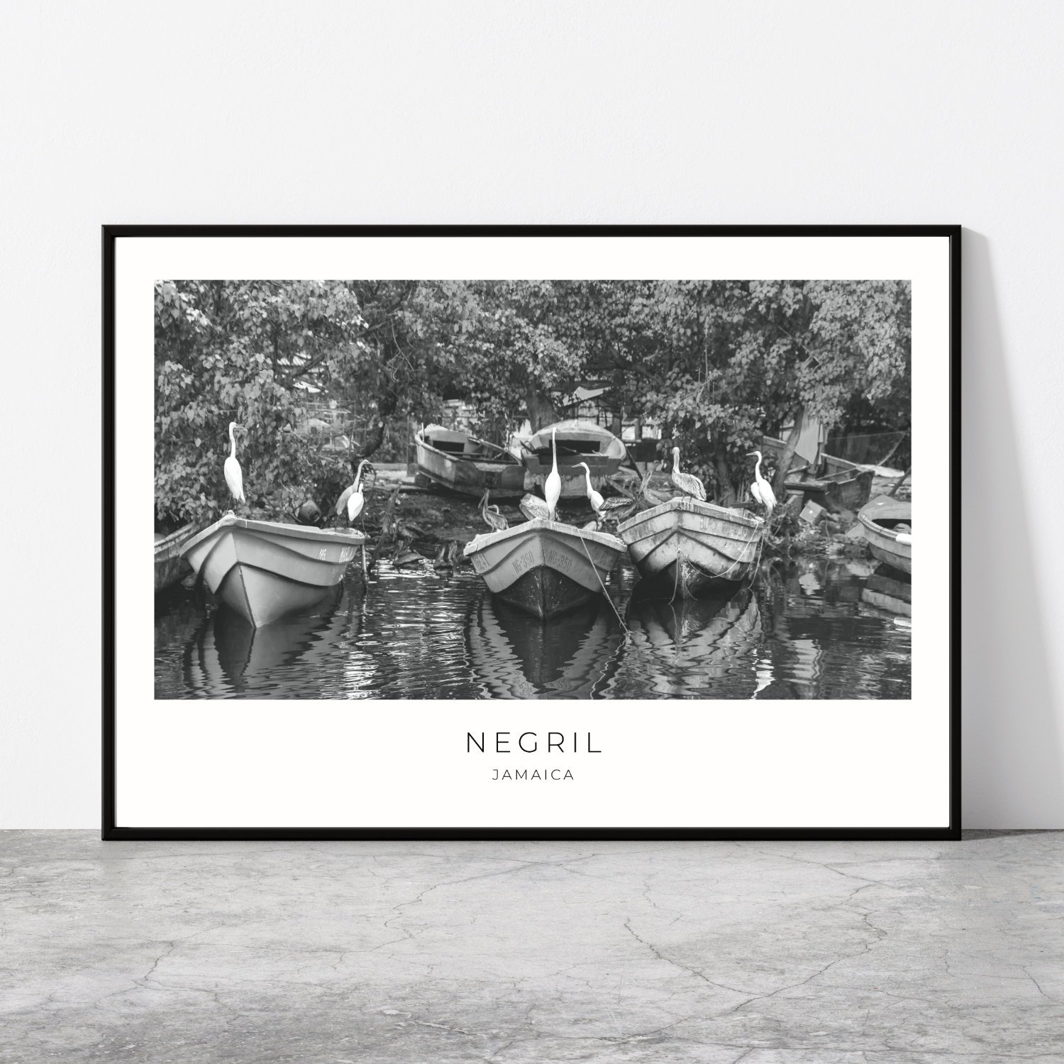 Negril Jamaica Travel Poster 0665