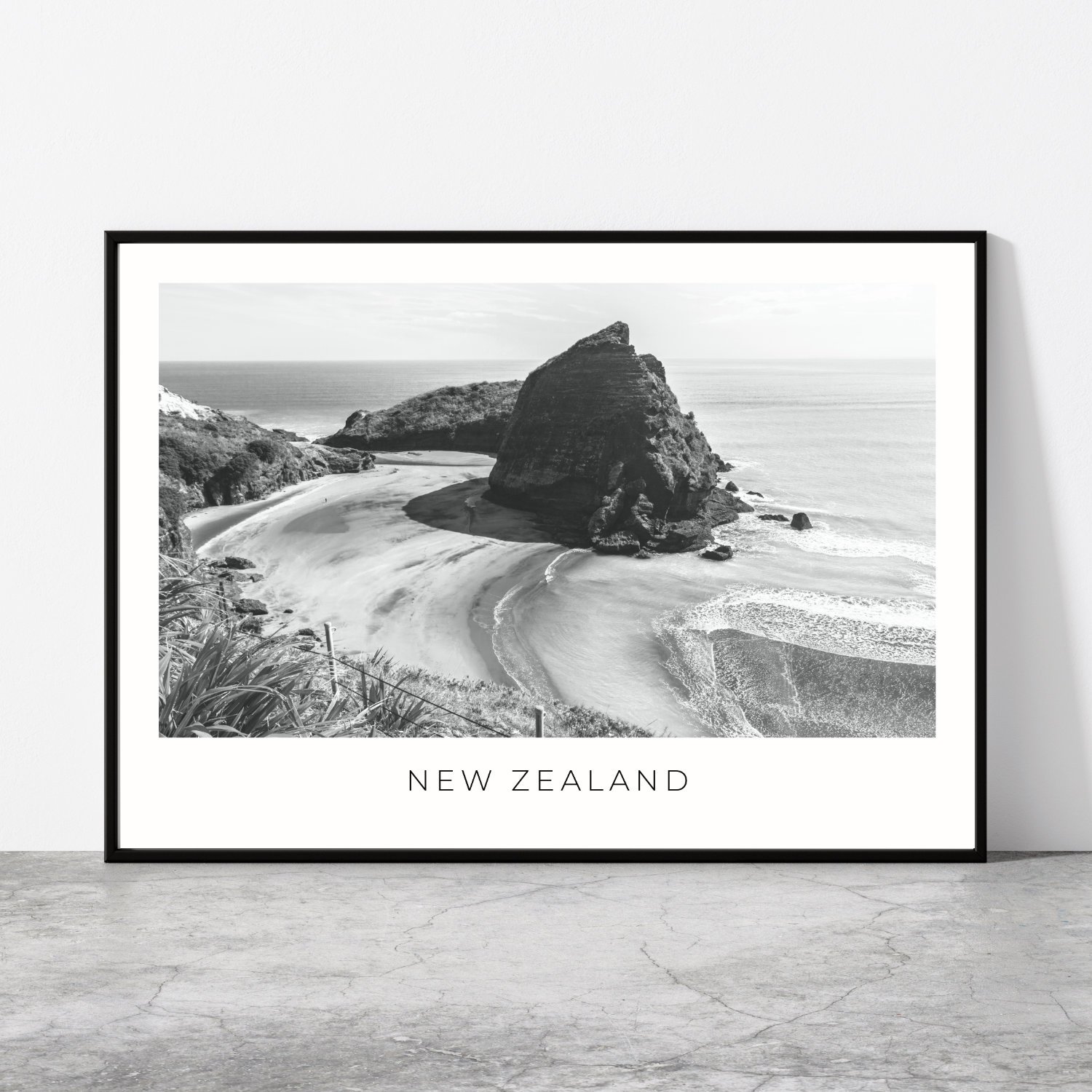 New Zealand Rock Travel Poster 0248