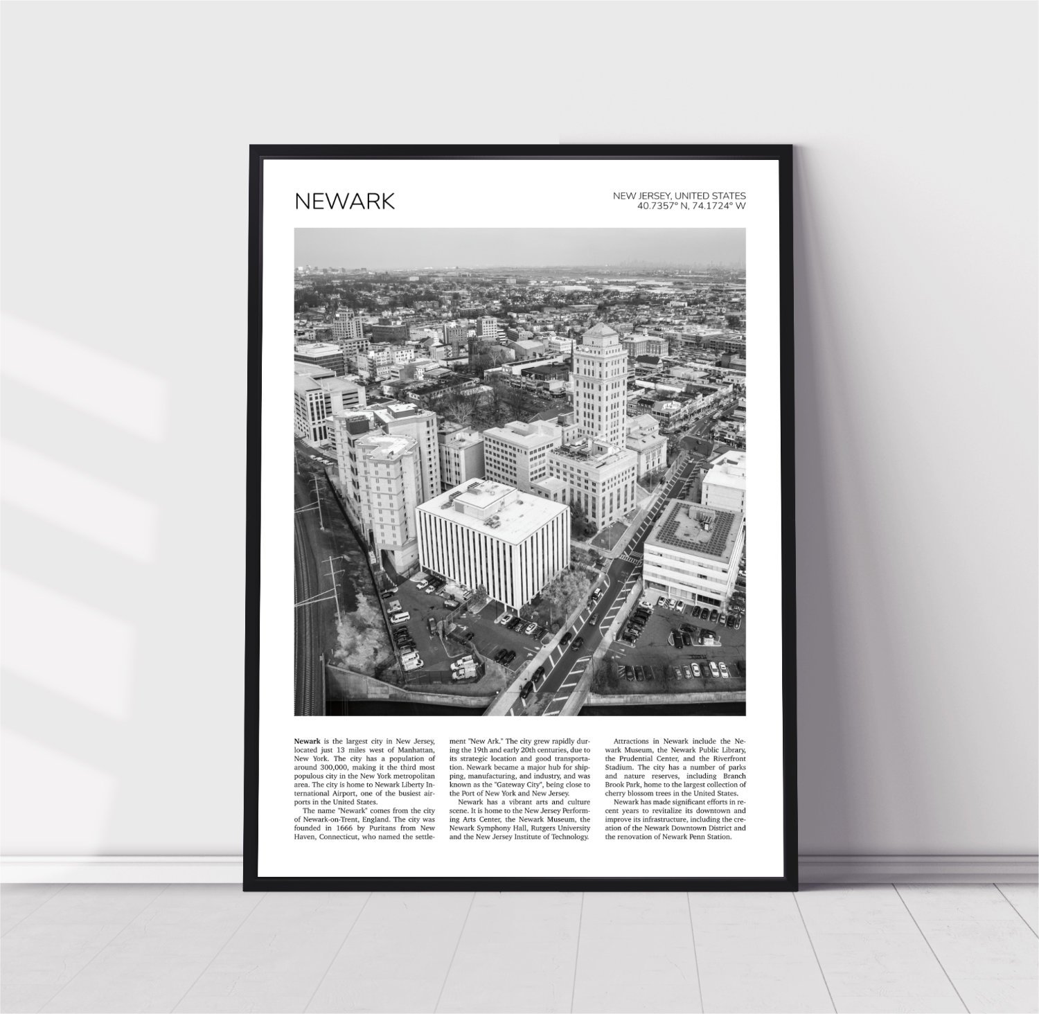 Newark Travel Poster 0953