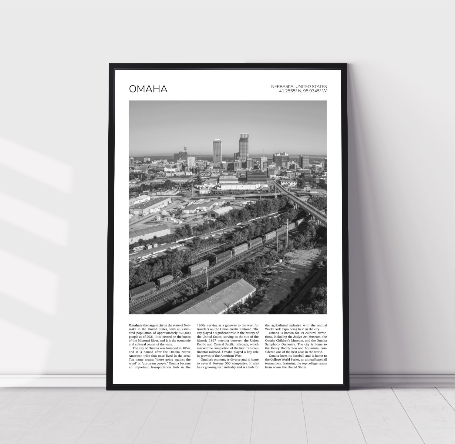 Omaha Travel Poster 0765