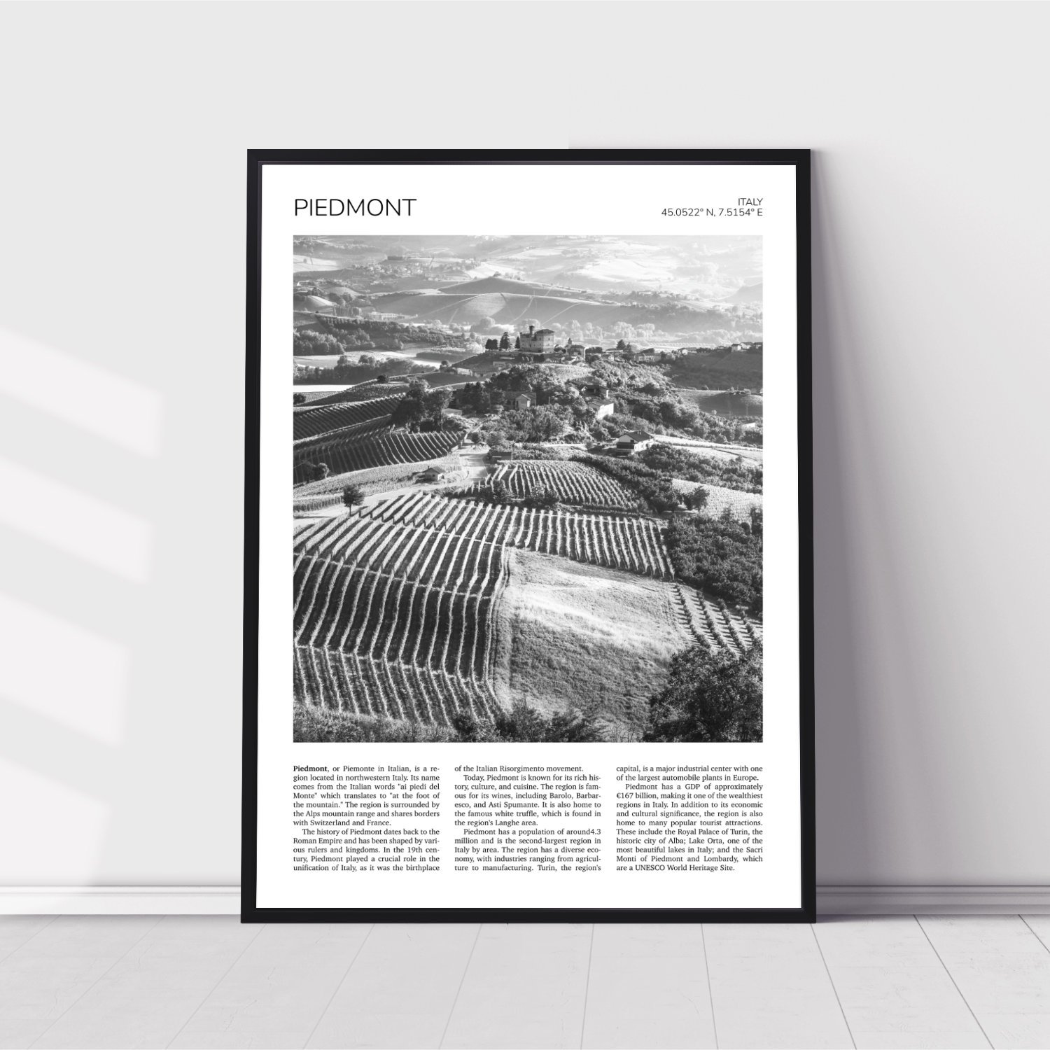 Piedmont Travel Poster 1026