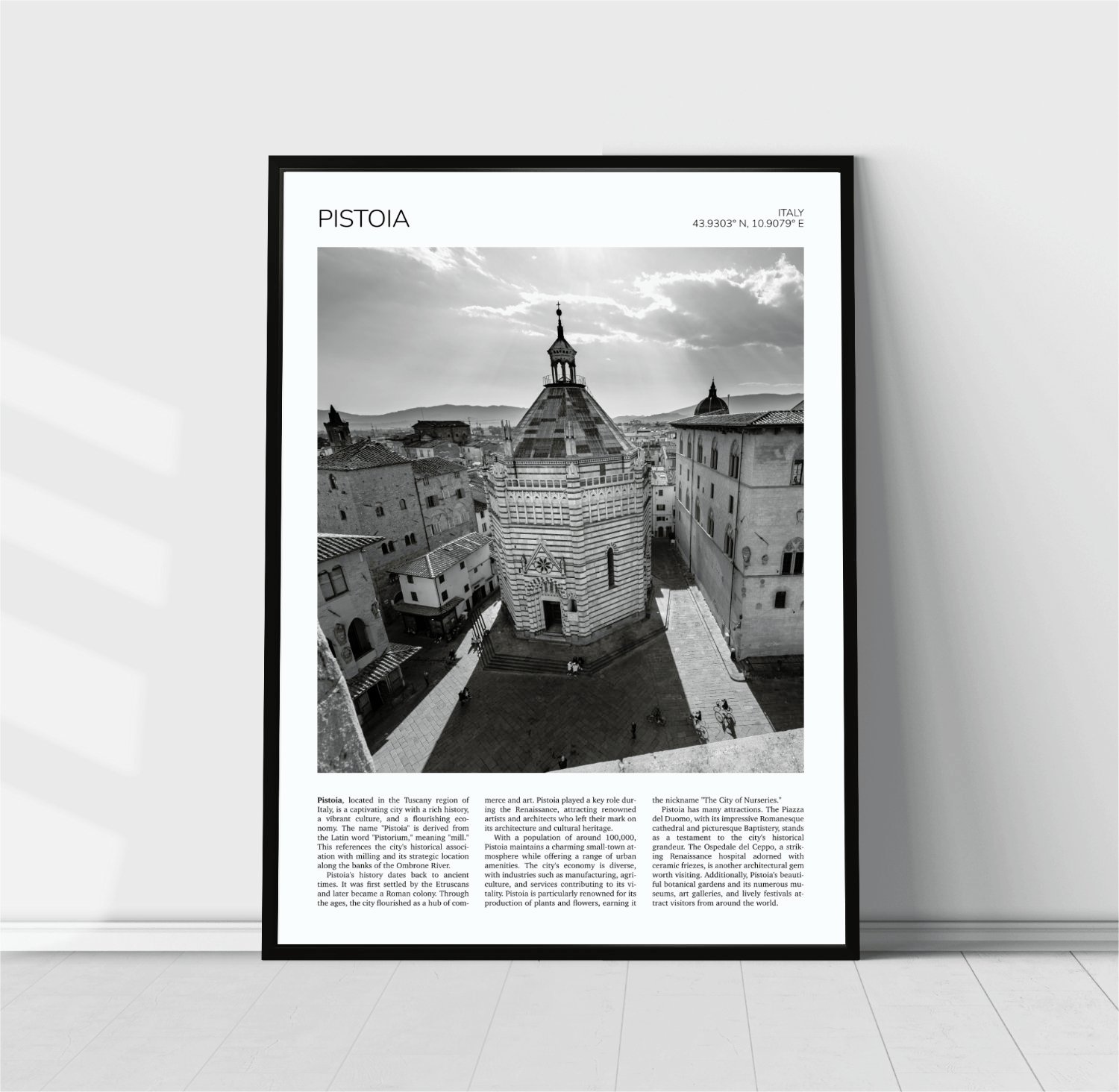 Pistoia Travel Poster 0858