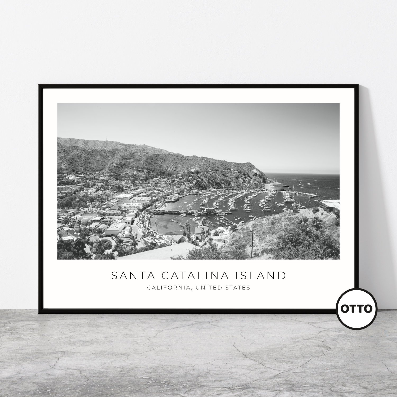 Santa Catalina Island Travel Poster 0414