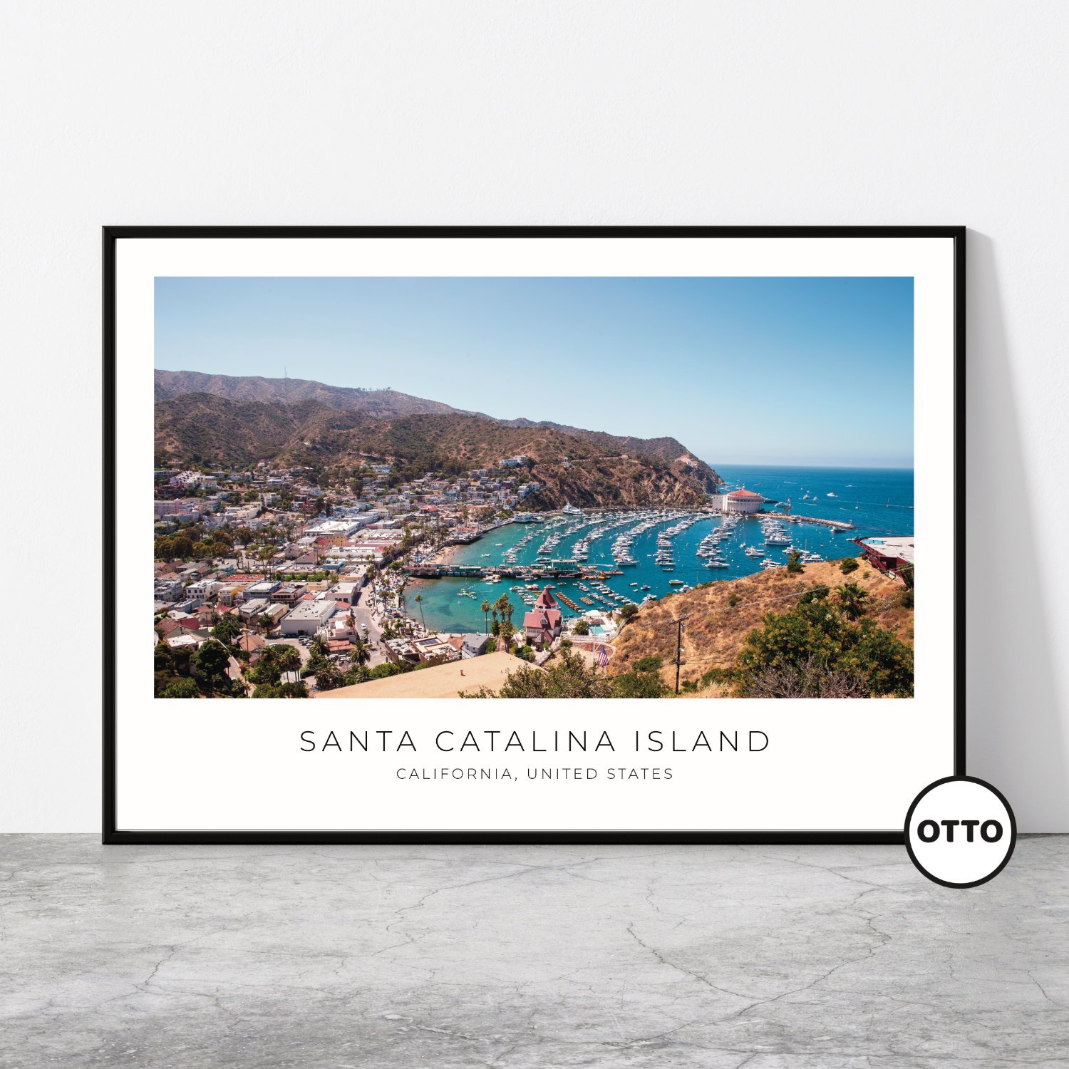 Santa Catalina Travel Poster 0075