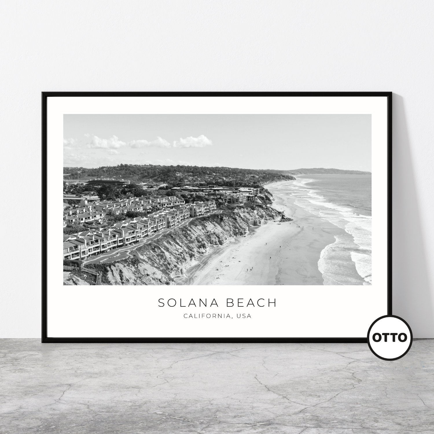 Solana Beach Travel Poster 0205