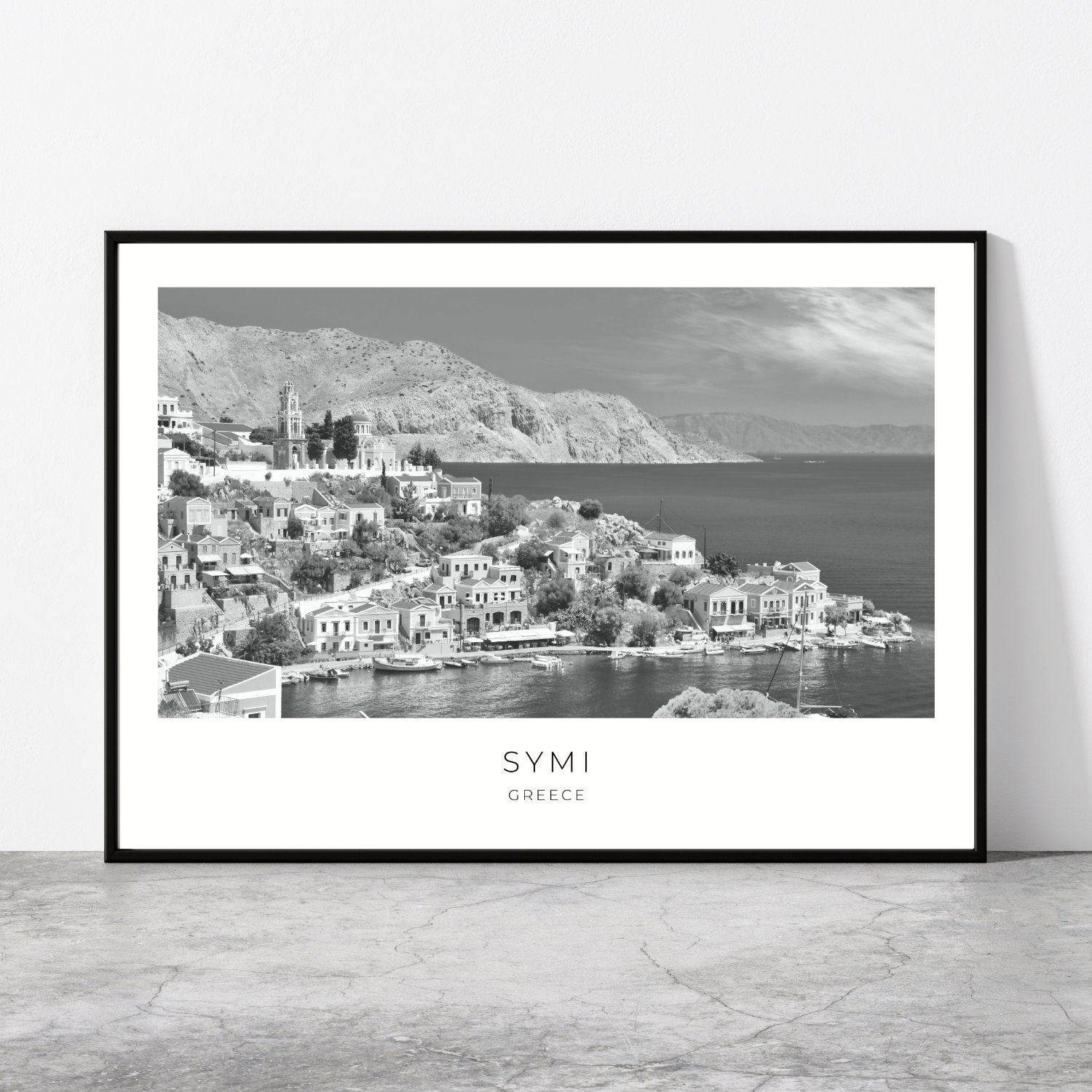 Symi Travel Poster 0133