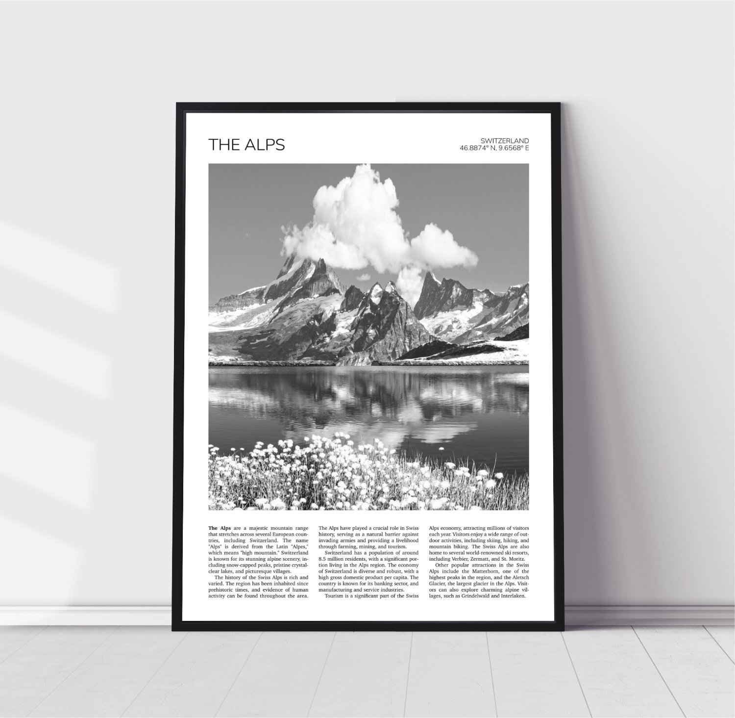 The Alps Travel Poster 0917