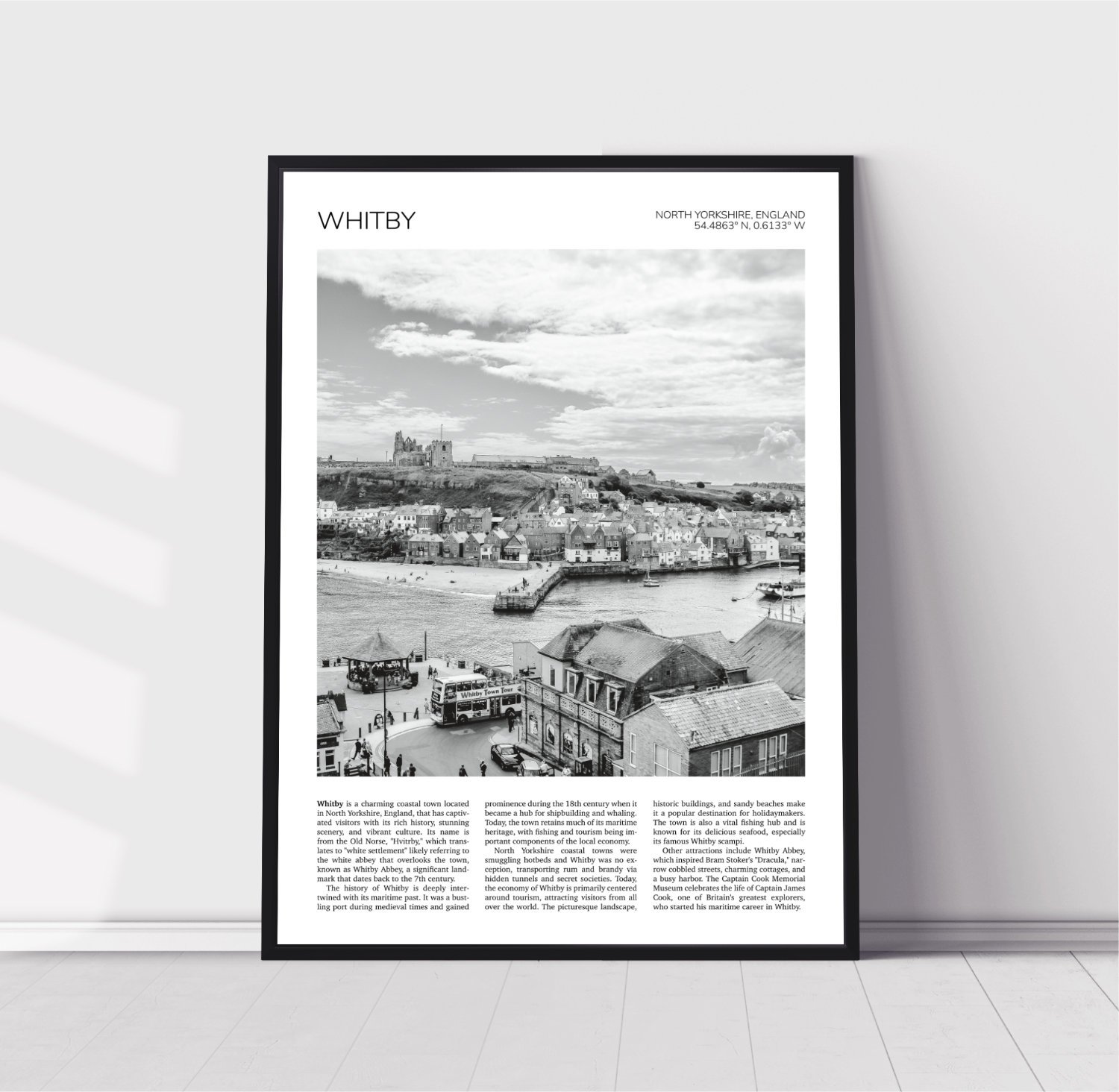 Whitby Travel Poster 0899